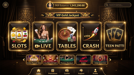 Main screen of PK2 Win Game casino page for PK players