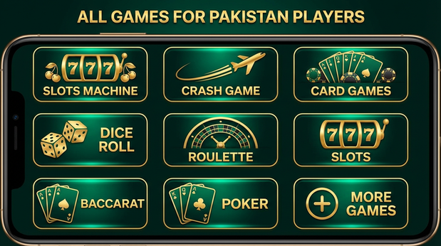 Main screen of PK2 Win Game games page for PK players